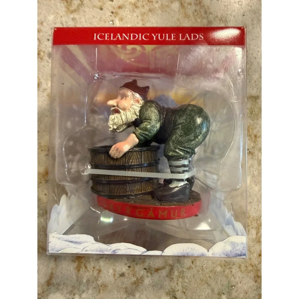 Icelandic Yule Lads Skyrgámur Hand Painted Figure Brian Pilkington Solarfilma